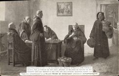 Vintage Postcard Publicity Moet & Chandon Champagne Dom Perignon