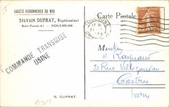 Vintage Postcard Publicity Company Ironwork of the South Sylvain Duprat Toulouse