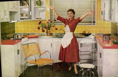 Vintage Postcard Publicite Eskal Paradis Domestic Street Marseilles Paradise Cooks