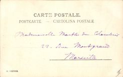 Vintage Postcard Fantasy Illustrator Child Pig Pig Letter-box