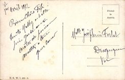 Vintage Postcard Fantaisie Illustrator Children Windmill