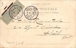 Vintage Postcard Fantasy Illustrator Stein Paris the Bridge Marie Island Saint Louis