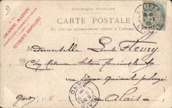 Vintage Postcard Fantasy Illustrator Stein Paris the Moulin-Rouge the evening