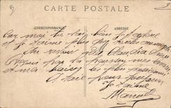 Vintage Postcard Fantasy Illustrator Stein Paris Avenue of the Bois de Boulogne