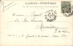 Vintage Postcard Fantasy Illustrator Stein Paris the Triumphal arch