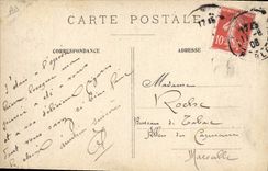 Vintage Postcard Fantaisie Illustrator Stein Paris Places Opera