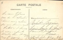 Vintage Postcard Phare of City be Martin St Nazaire