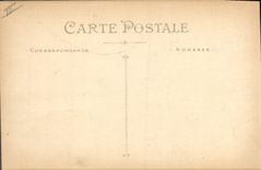 Vintage Postcard Headlight of the barges on the open sea Sands of Olonne