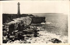 Vintage Postcard Holy Headlight Georges de Didonne cliffs