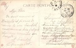 Vintage Postcard Headlight Holy Marie Marseilles Child