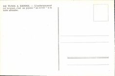 Modern Postcard Militaria Of Tunis has His the loading east finishes