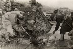 Modern Postcard Militaria Of Tunis has His Italy mud Pionniers unchoking a gutter