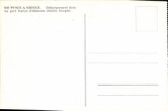 Modern Postcard Militaria Of Tunis has His Unloading in an Italian port of French armoured units Tank Tank