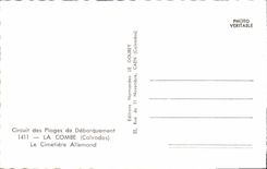 Modern Postcard Militaria the combe the German cemetery