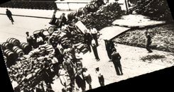 Modern Postcard Militaria Barricades in the suburbs of Paris