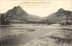 CPA Pont suspendu et le Neron le Drac Grenoble