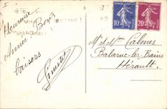 Vintage Postcard Agen Bridge the footbridge