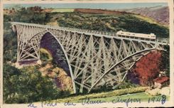 Vintage Postcard Pont Viaduct of Viaur Ligne of Albi has Rodez