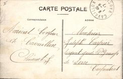 Vintage Postcard Bridge on the Cavaillon Durance