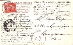 Vintage Postcard Fantasy Woman Ropemaking machine