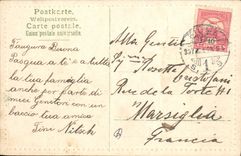 CPA Fantaisie Paques Oiseau 