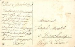 Vintage Postcard Fantasy Child Clover Pig Pig