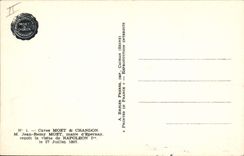 CPA Folklore Vin Vendange Champagne Moet & Chandon Jean Remy Moet maire d'Epernay recoit la visite de Napoleon 1er