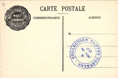 CPA Folklore Vin Vendange Champagne Moet & Chandon Le dejeuner des vendangeurs a Epernay