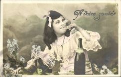CPA Fantaisie Enfant Champagne 