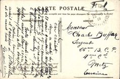 Vintage Postcard Publicity Castle of Larressingle