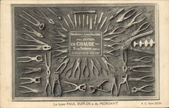 Vintage Postcard Publicite the file Paul Duflos has corrosive Rue Sedaine Paris