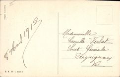 Vintage Postcard Fantasy Illustrator Child Easter Angel