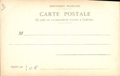 Vintage Postcard Fantasy Illustrator Stein Paris Louvre Court of the Carousel