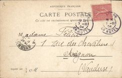 Vintage Postcard Fantasy Illustrator Stein Paris Montmartre Boulevard