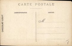 Vintage Postcard Fantasy Illustrator Stein Paris the Bridge of the Carousel Louit Chocolate