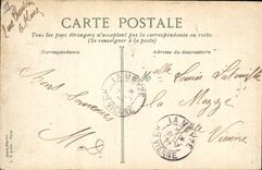 Vintage Postcard Phare Le Havre the new pier Fishes Sinning