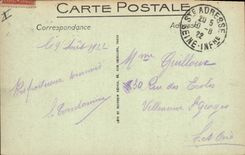 Vintage Postcard Phare Le Havre the new pier has low tide Boats