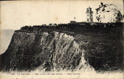 CPA Phare Le Havre The cape of the Heve