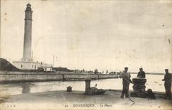 Vintage Postcard Dunkirk Headlight the headlight