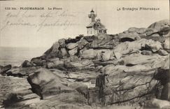 CPA Phare Ploumanach le phare 