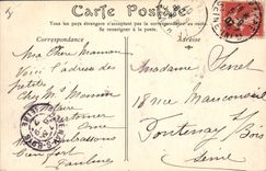 Vintage Postcard Le Havre the pier of the Northern Headlight