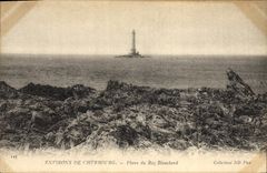 CPA Environs de Cherbourg Phare du Raz Blanchard