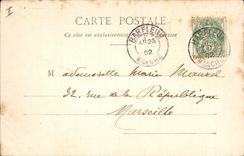 Vintage Postcard Headlight of Gatteville Surroundings of Cherbourg