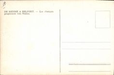 Modern Postcard Militaria Of His has Belfort the French progress towards Toulon