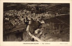 Modern Postcard Militaria Oradour on Gleans Seen air