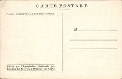 Modern Postcard Militaria Oradour on Gleans Seen air