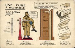 CPM Militaria Une cure a Hauteville 