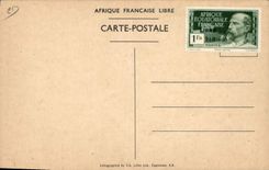 CPM Militaria Brazzaville AEF Arrivee du General de Gaulle dans la capitale de la France Libre 24 octobre 1940