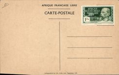 CPM Militaria Brazzaville AEF Arrivee du General de Gaulle dans la capitale de la France Libre 24 octobre 1940