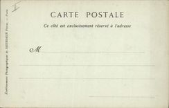 Vintage Postcard Old Rouen Suspended bridge